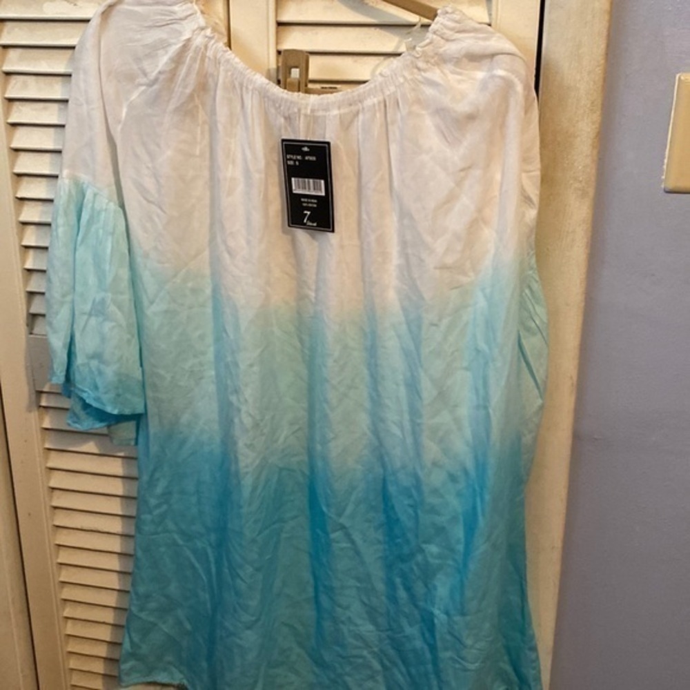 7 Islands ombré swim cover up